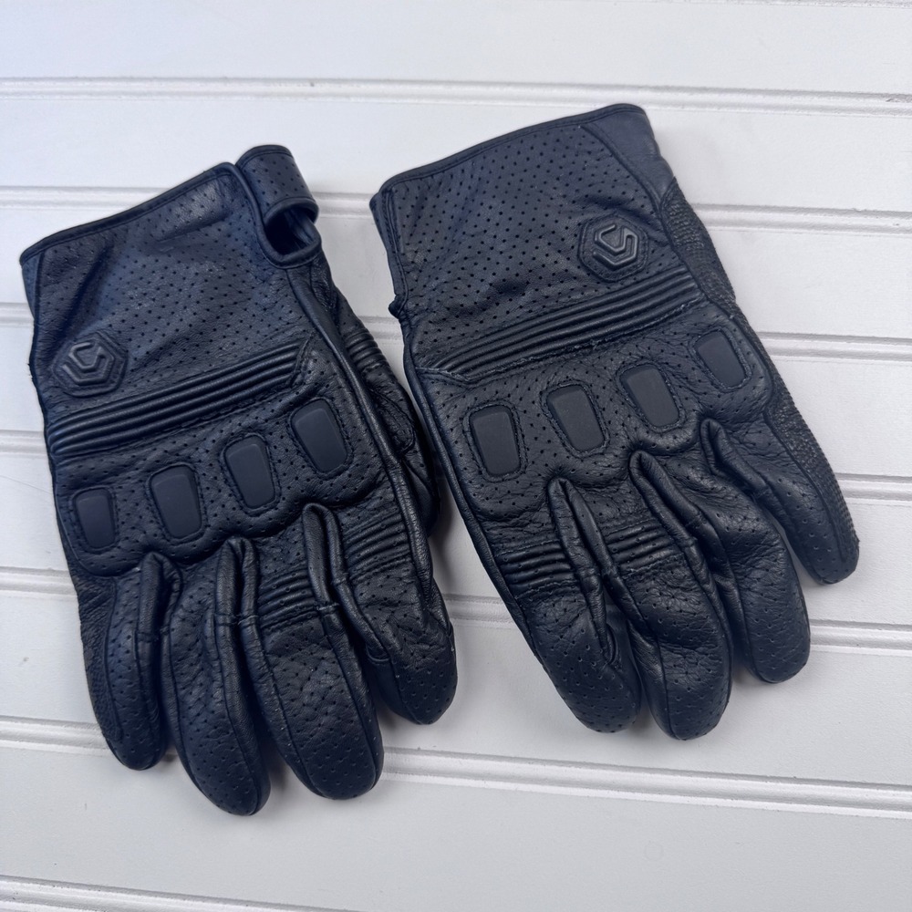 Reax Men's XL Tasker Air Leather Motorcycle Gloves